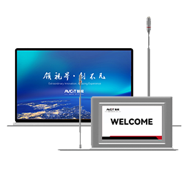 17.3 寸超薄双屏无纸化带话筒升降器