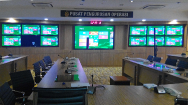 马来西亚某市消防运营管理中心